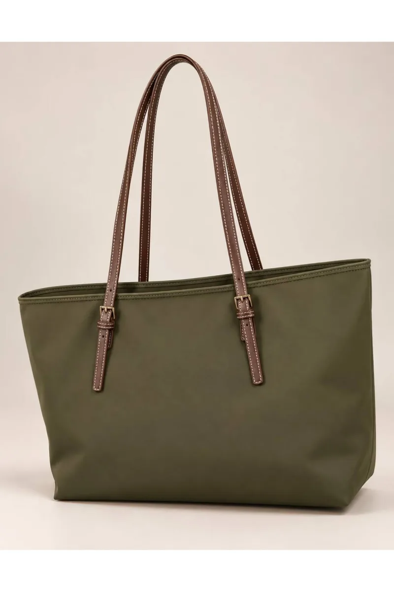 Shopper Omuz Çantası - Haki - 2