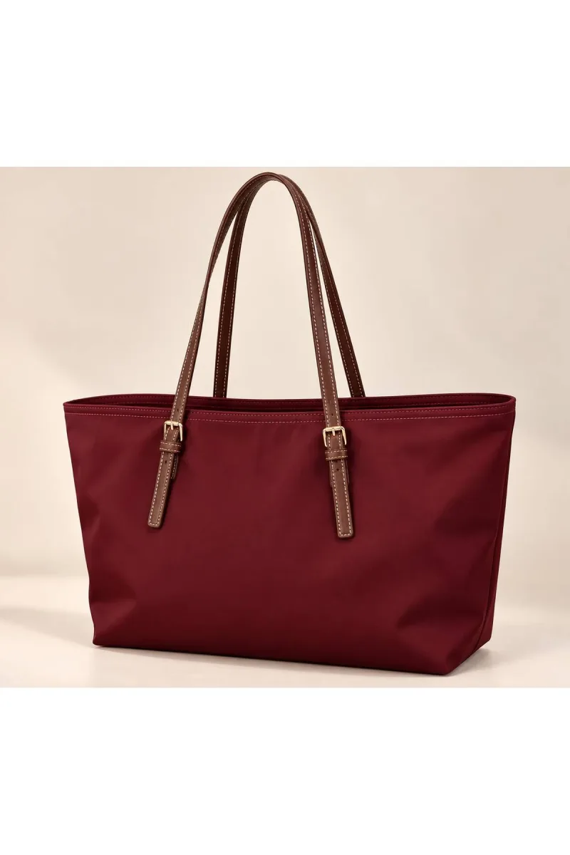 Shopper Omuz Çantası - Bordo - 2
